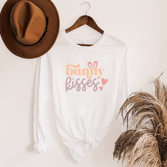 Bunny Kisses Long Sleeve Graphic Tee